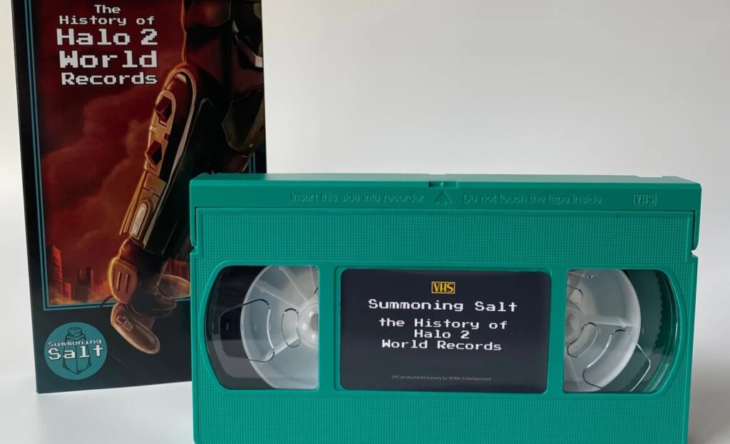 Speedrunner Summoning Salt goes old-school with a VHS collection of his top YouTube videos
