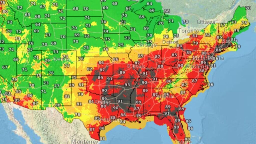 Deadly 'Wet-Bulb' Temperatures Are Smothering the Eastern U.S.