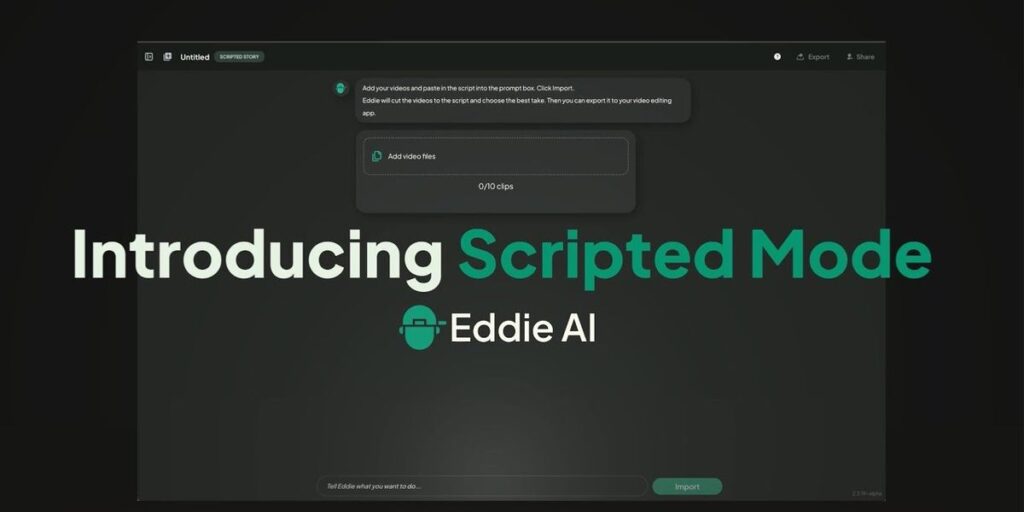 Eddie AI Unveils “Scripted” Mode That Cuts Your Videos to Match Your Script in Minutes
