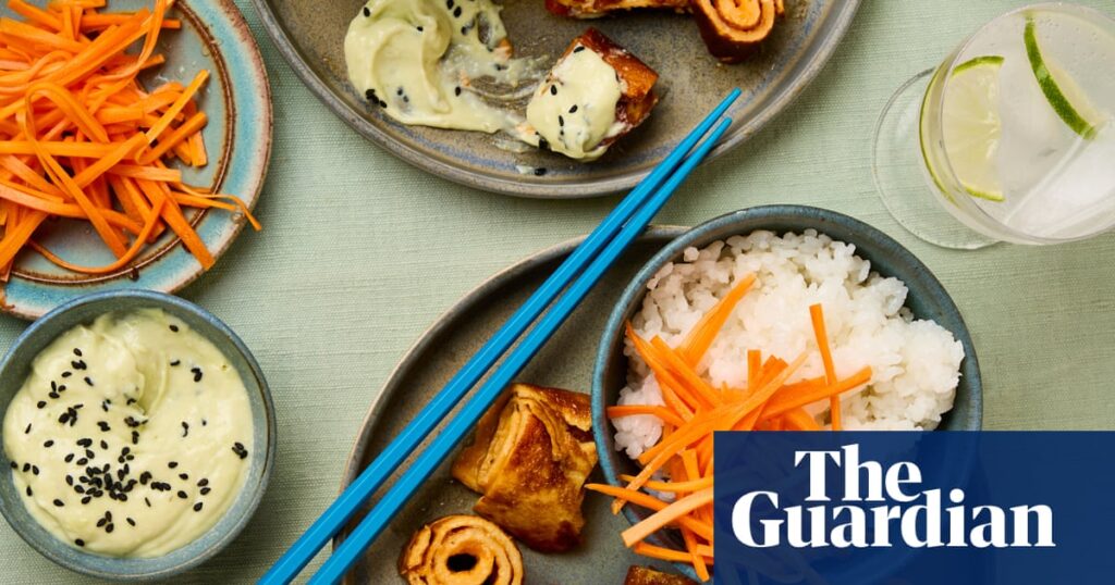 Meera Sodha’s recipe for omelette rolls with rice, carrot pickles and wasabi mayonnaise | Japanese food and drink