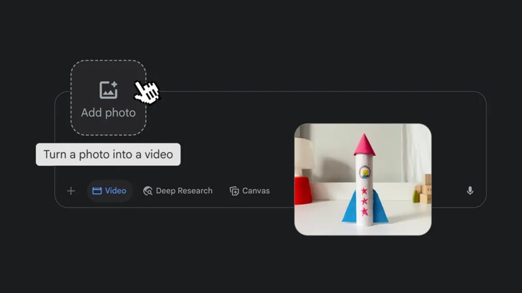 Now Google’s Gemini AI can create videos from photos