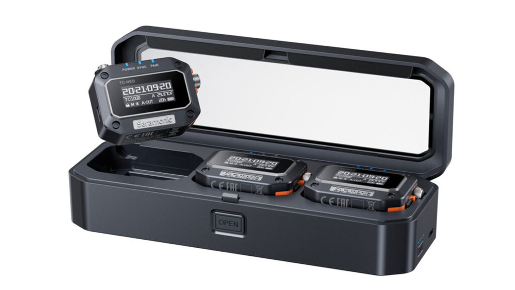 Saramonic TC-NEO Timecode Generator Released - Multi-sync Capable with Unique Charging Case