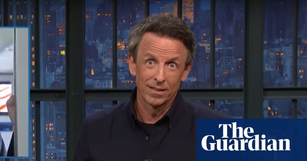 Seth Meyers on Maga’s Epstein scandal: ‘They did this to themselves’ | Late-night TV roundup