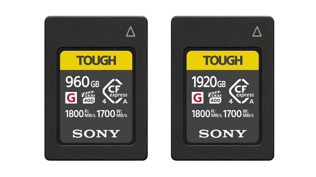 Sony announces faster CFexpress 4.0 Type A Tough memory cards and reader