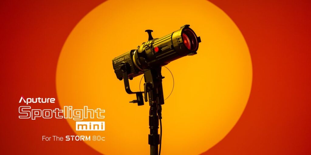 The Aputure STORM 80c Gets Long-Awaited Spotlight Mini Accessory