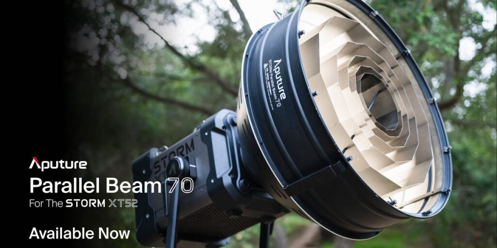 The Aputure STORM Parallel Beam 70 Modifier is Here to Upgrade Your STORM XT52