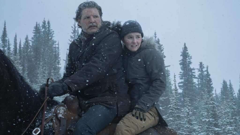Joel and Abby on a horse