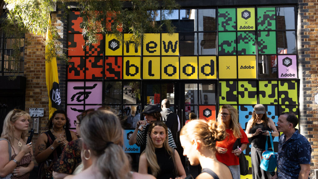 people outside D&amp;AD New Blood festival