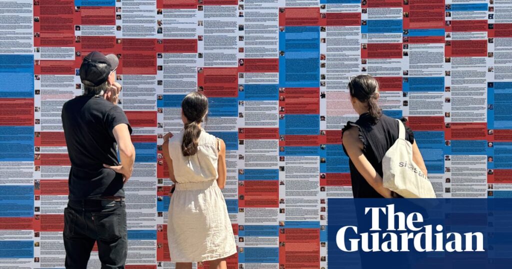 ‘Don’t forget’: mural brings attention to the January 6 rioters pardoned by Trump | Art and design