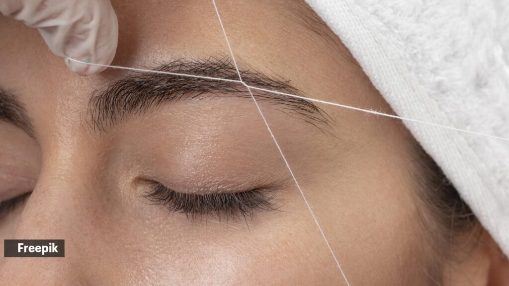 eyebrow threading