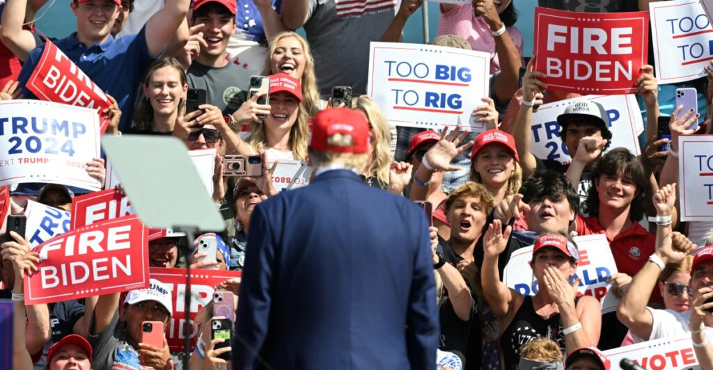 Donald Trump’s youth support is collapsing. But they’re not returning to Democrats.