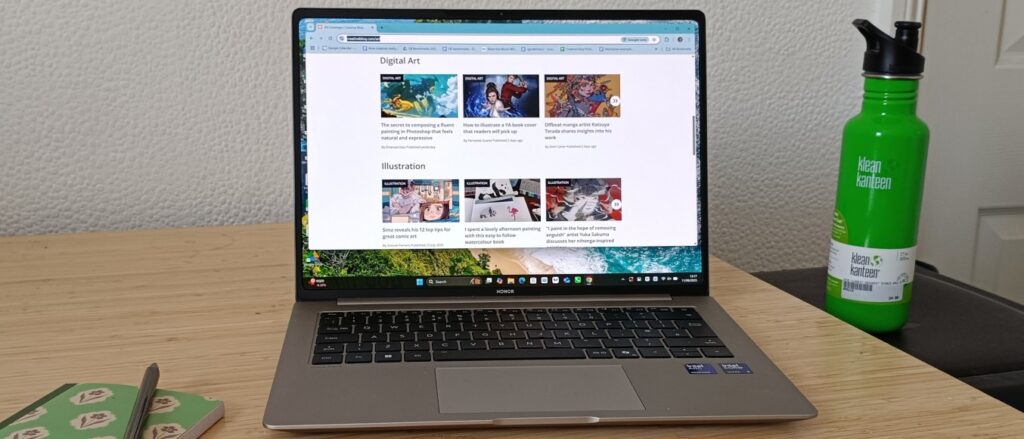 Honor MagicBook Pro 14 laptop on desk