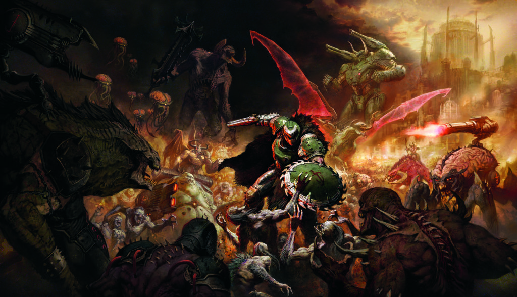 Doom the Dark Ages cover art tutorial