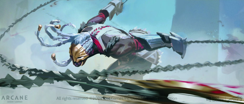 Artwork from Arcane season 2