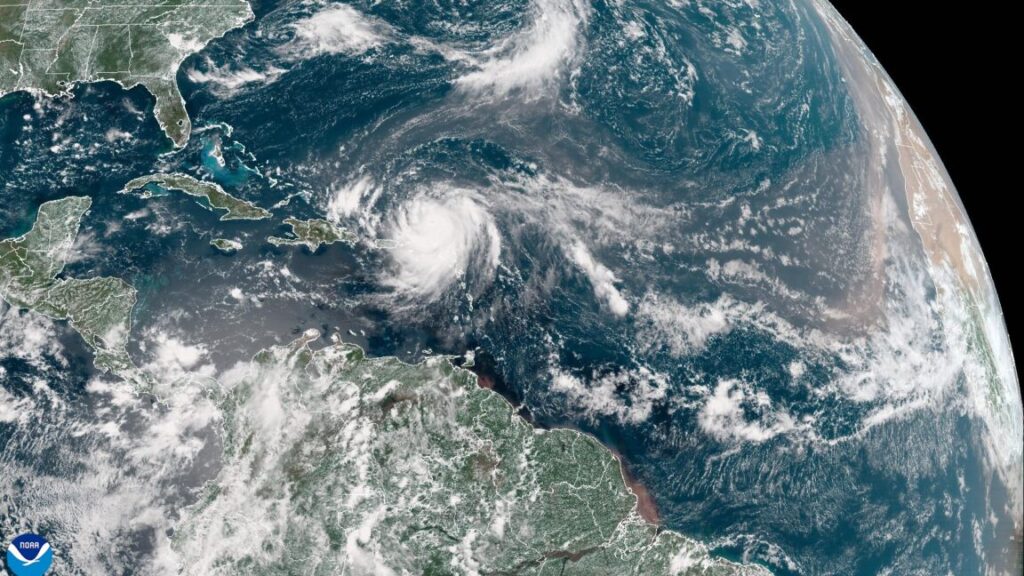 Hurricane Erin sets early season intensification record, becomes Category 5 storm
