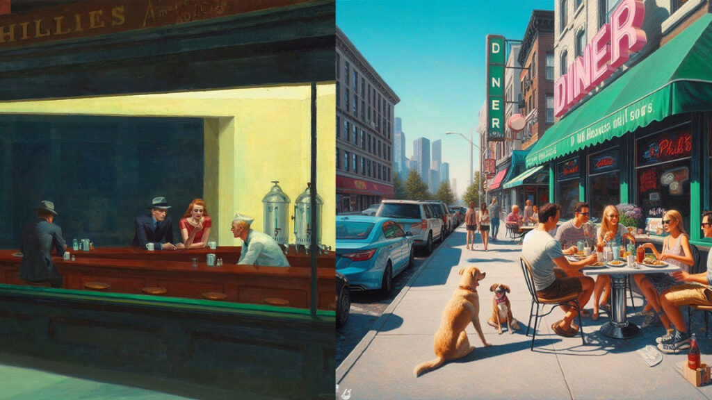 Rembrandt, Vermeer, and now Hopper – how AI’s remakes are testing the soul of art