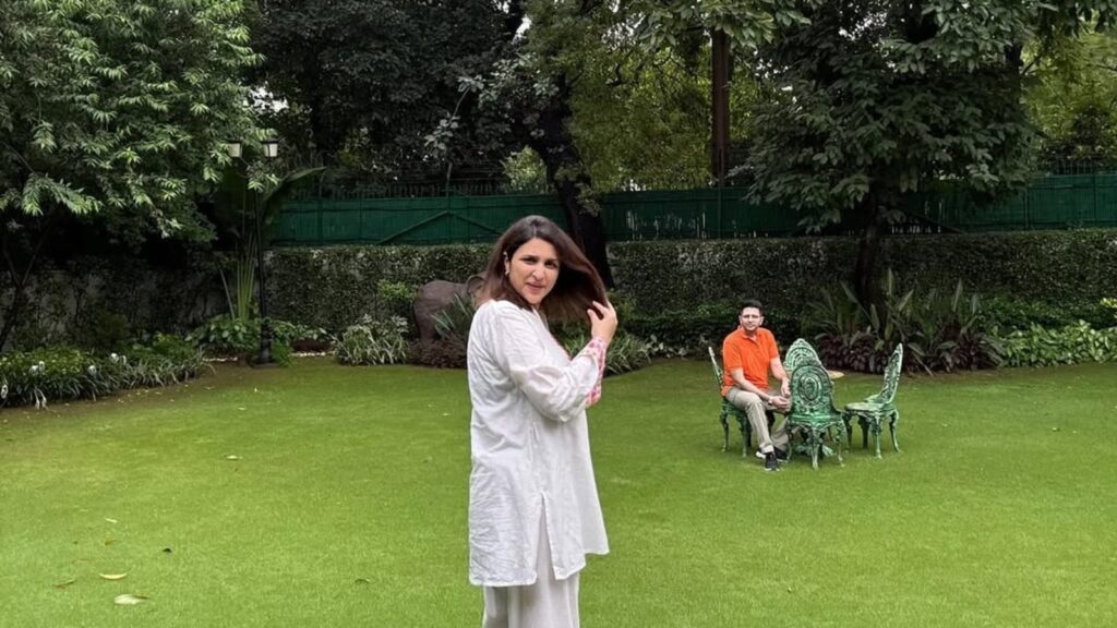 Step inside Parineeti Chopra, Raghav Chadha's Delhi bungalow with large, lush garden as they celebrate Independence Day