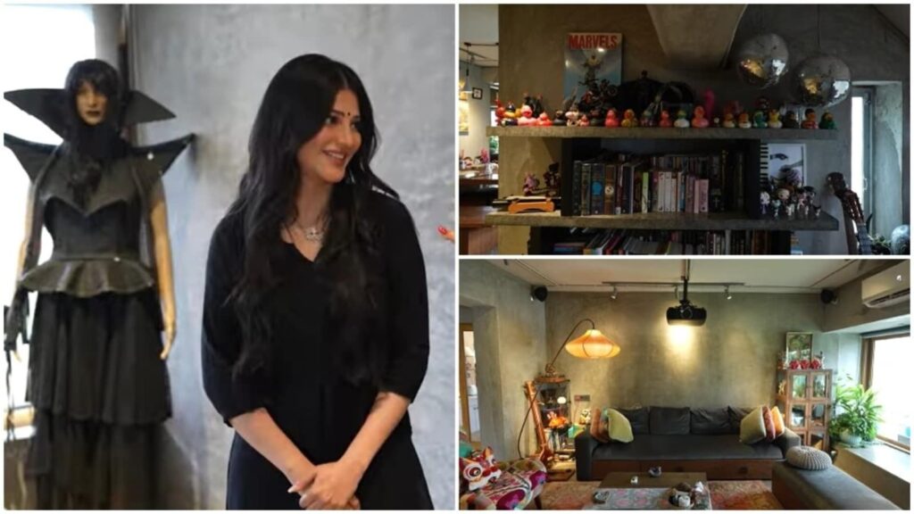 Step inside Shruti Haasan's gothic home featuring alter ego Fiona, ‘chaku’ gifted by dad Kamal Haasan, duck collection