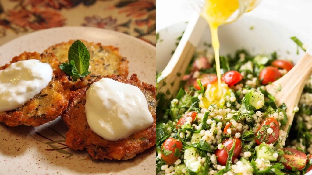 These couscous fritters are Moroccan delicacies with a desi tikki twist