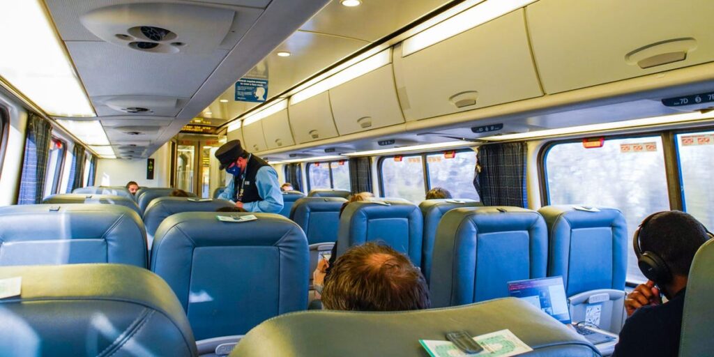 What It's Like to Travel Business Class on an Amtrak Acela Train