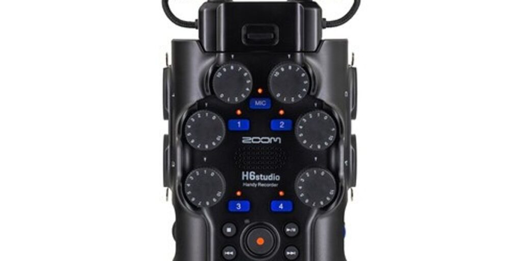 Zoom H6studio 6-Track Handy Recorder with 32-Bit Float Recording