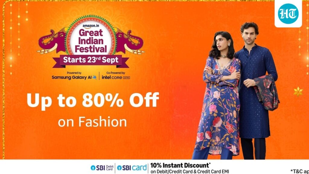 Amazon Great Indian Festival Sale 2025 is LIVE : Kurta pant sets at up to 80% off