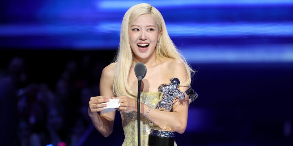Blackpink's Rosé Just Notched Unprecedented Win for K-Pop at VMAs