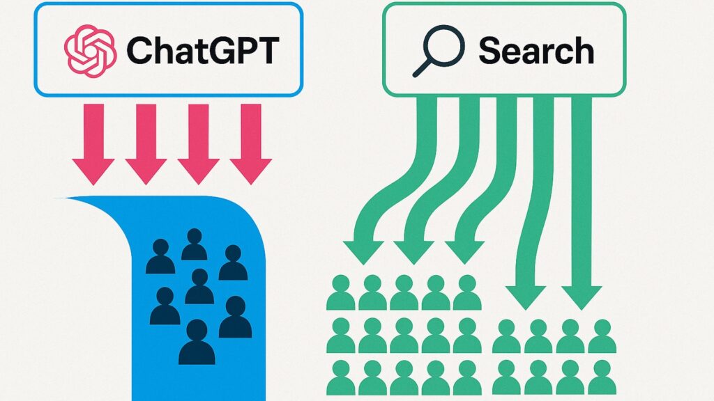 ChatGPT traffic rivals organic search engagement: Data