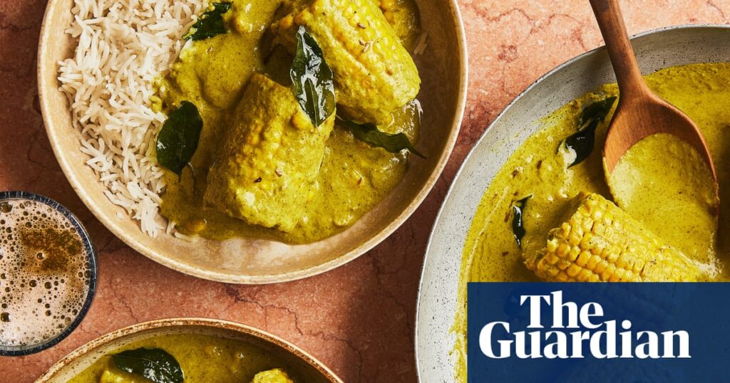 Chetna Makan’s recipes for corn on the cob curry and coriander mint chutney butter corn | Indian food and drink