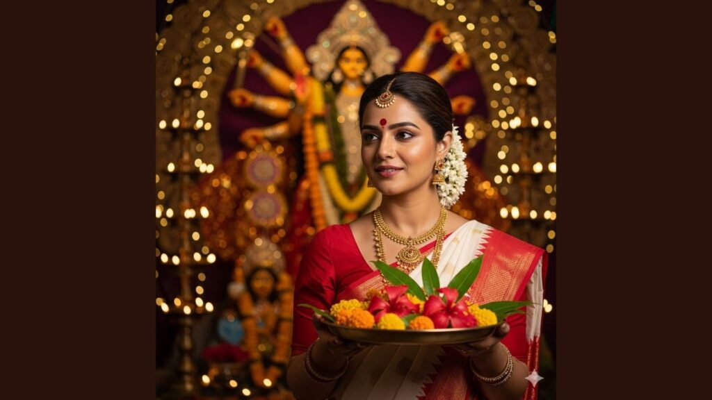 Google Gemini Durga Puja trend: 5 best prompts to create your own festive saree look