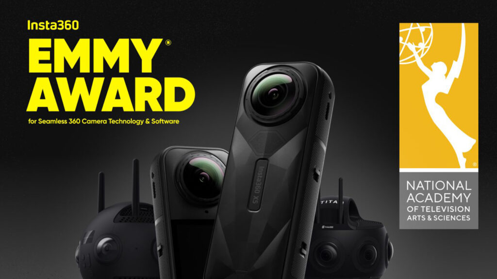 Insta360 wins an Emmy Award for innovative 360-degree camera technology and software