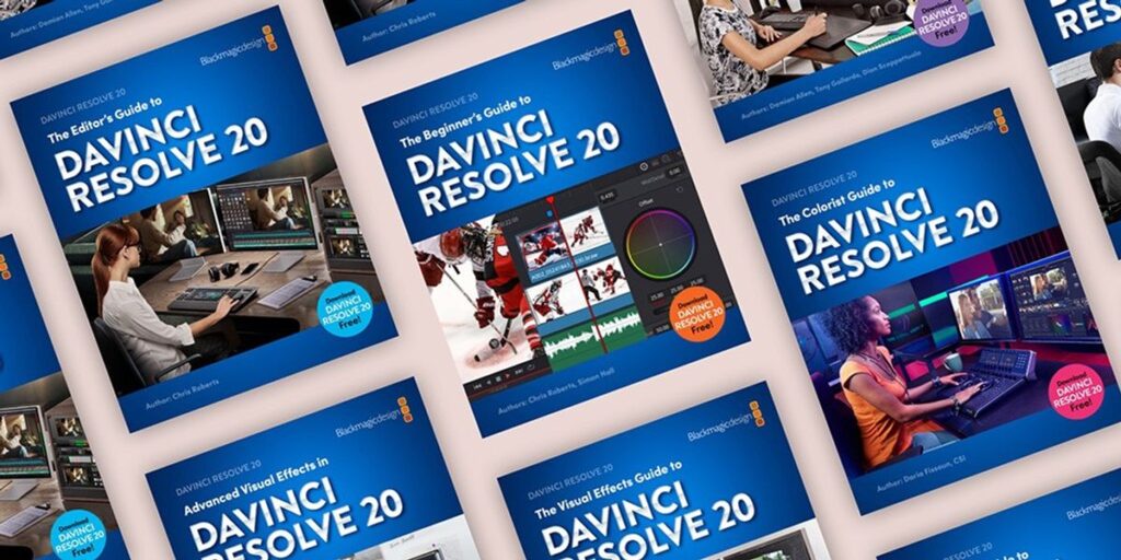 Learn Absolutely Everything You Need to Know About DaVinci Resolve 20 With These Free Training Books
