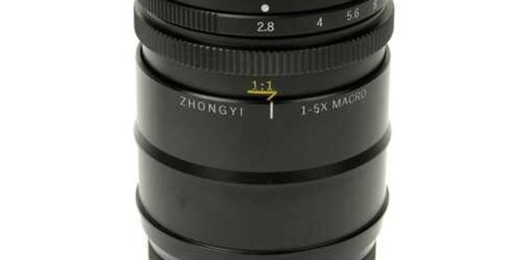 Mitakon Zhongyi 55mm f/2.8 1-5x Macro Lens
