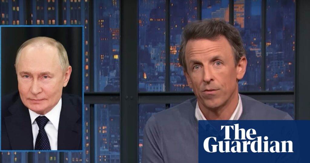 Seth Meyers: ‘Trump clearly has no answer to Putin’s aggression’ | Late-night TV roundup
