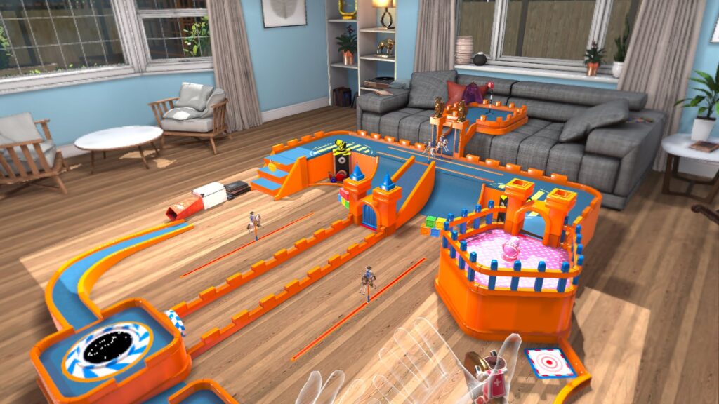 This new VR game reimagines your living room as a 3D mini-golf course