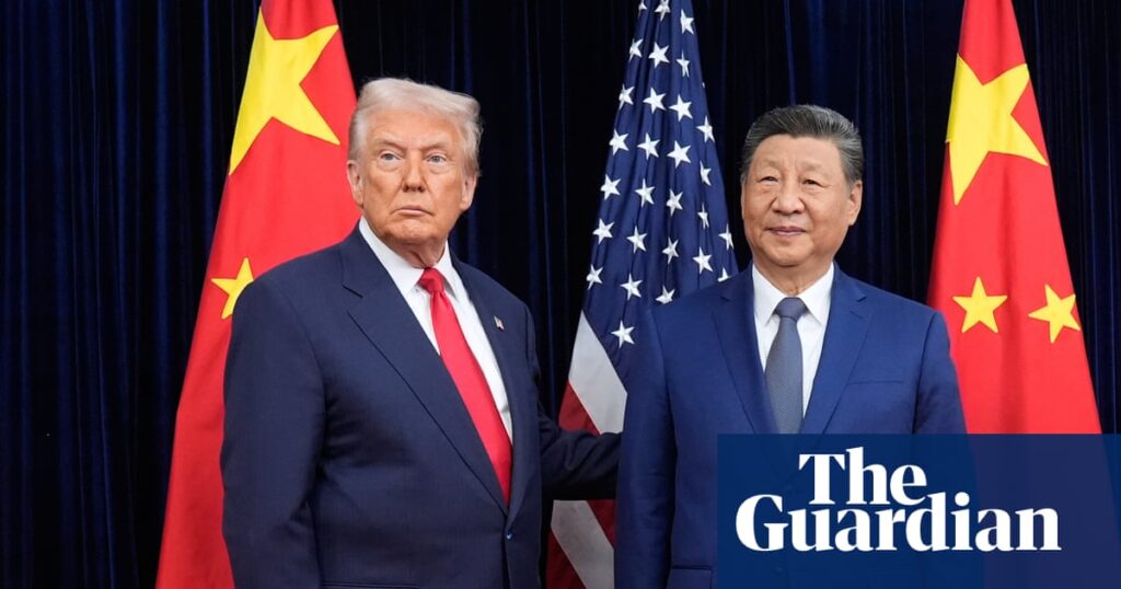 Trump-Xi meeting: US president says rare earths deal and tariff cut agreed | Donald Trump Trump-Xi meeting: US president says rare earths deal and tariff cut agreed | Donald Trump