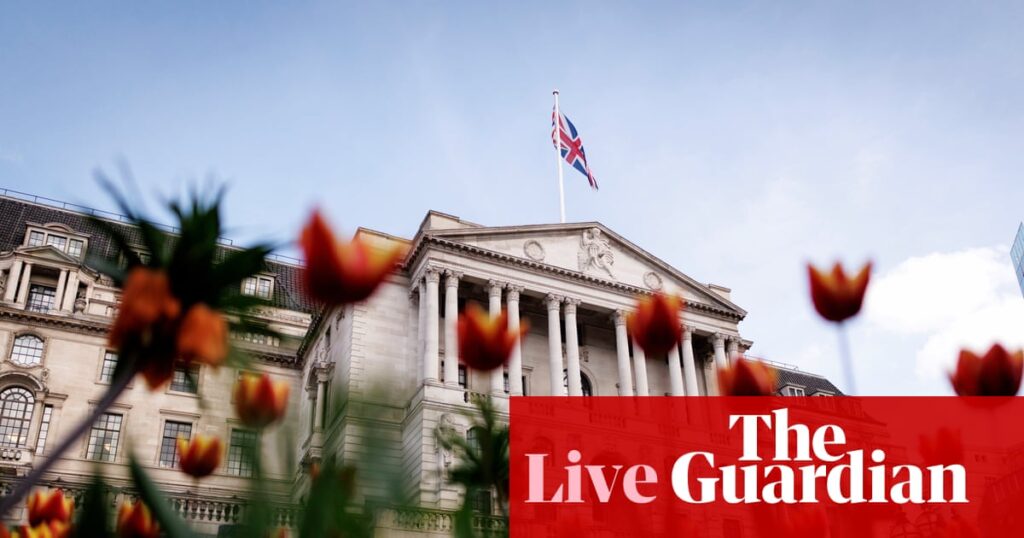 UK economy increasingly likely to suffer ‘bumpy landing’, says Bank of England’s Taylor – business live | Business