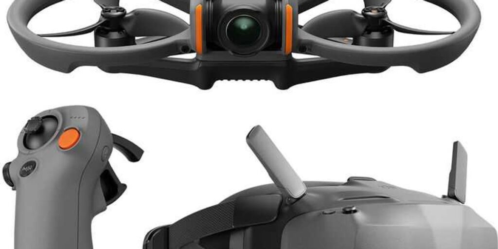 DJI Avata 2 FPV Drone with Goggles N3 & 1-Battery Fly More Combo DJI Avata 2 FPV Drone with Goggles N3 & 1-Battery Fly More Combo