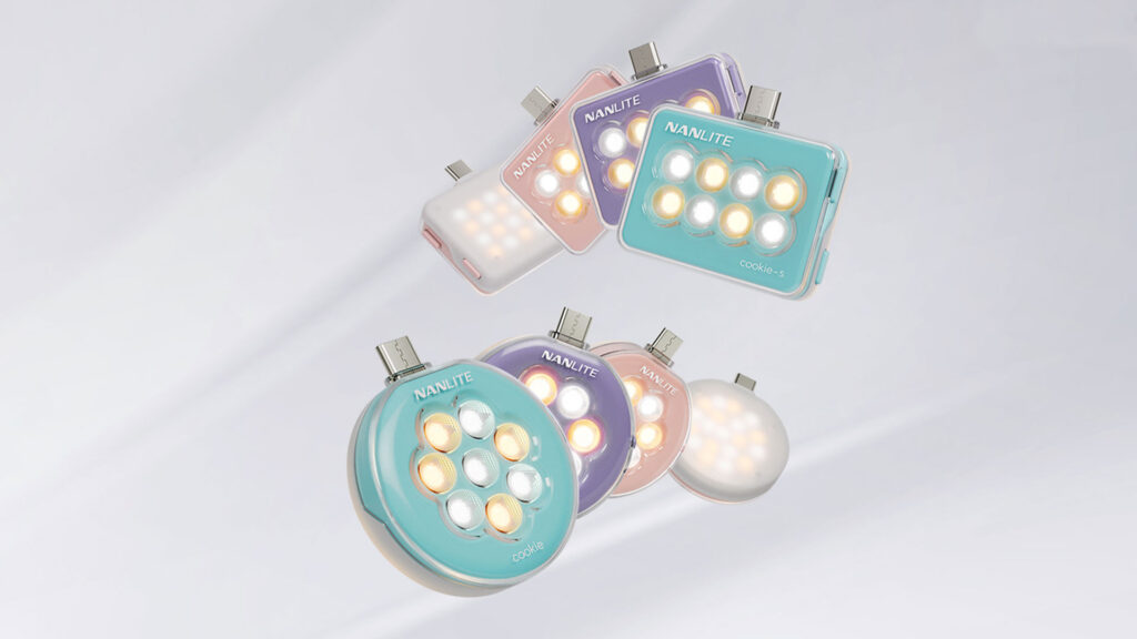 NANLITE cookie and cookie-s Tiny USB-C LED Lights for Smartphones Announced NANLITE cookie and cookie-s Tiny USB-C LED Lights for Smartphones Announced