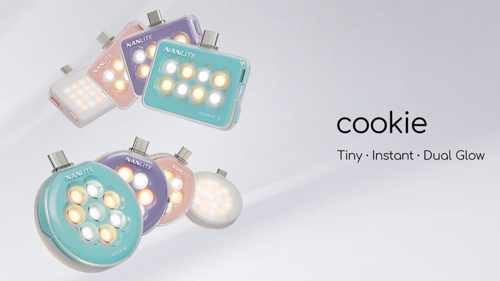 Nanlite launches cookie and cookie-s dual-sided mini lights for smartphones Nanlite launches cookie and cookie-s dual-sided mini lights for smartphones