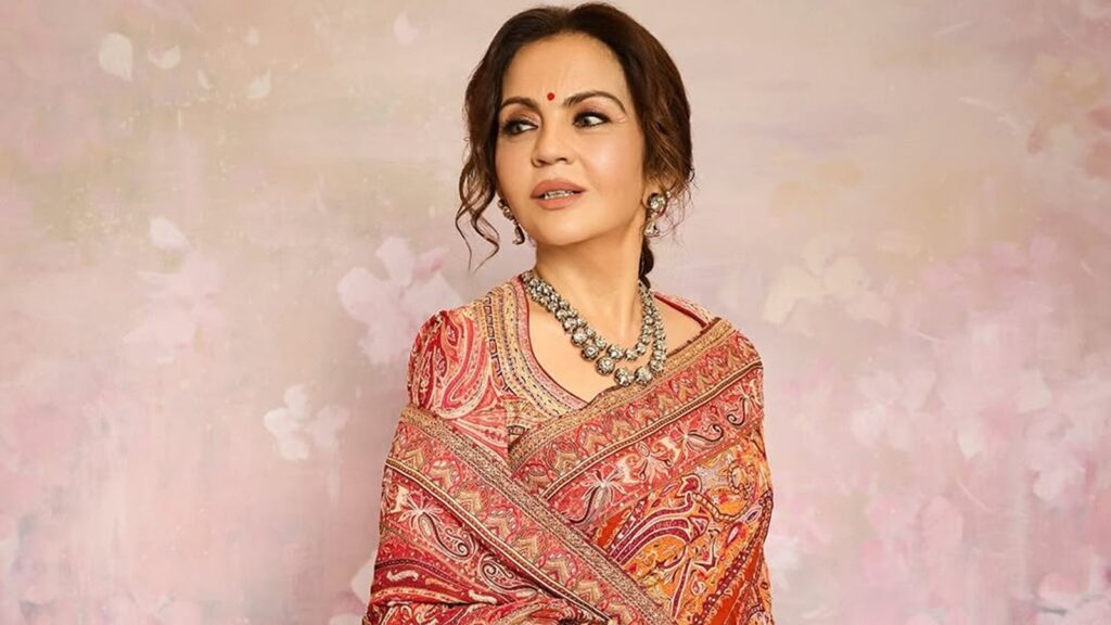 Nita Ambani in Kashmiri craftsmanship
