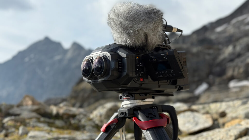 Shooting Apple Immersive Video in the Swiss Alps with the Blackmagic URSA Cine Immersive Shooting Apple Immersive Video in the Swiss Alps with the Blackmagic URSA Cine Immersive