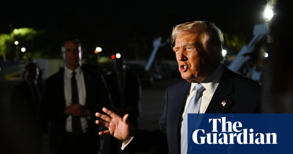 Trump once again steps up attacks on TV networks as he threatens to revoke licenses | Trump administration Trump once again steps up attacks on TV networks as he threatens to revoke licenses | Trump administration