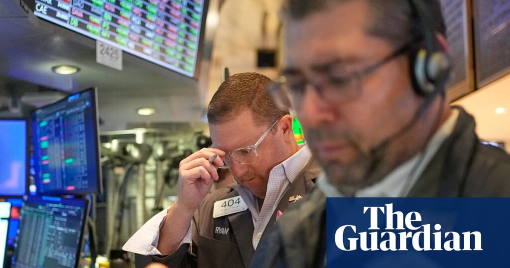 US markets tumble amid Wall Street concern over job losses and AI | Stock markets US markets tumble amid Wall Street concern over job losses and AI | Stock markets