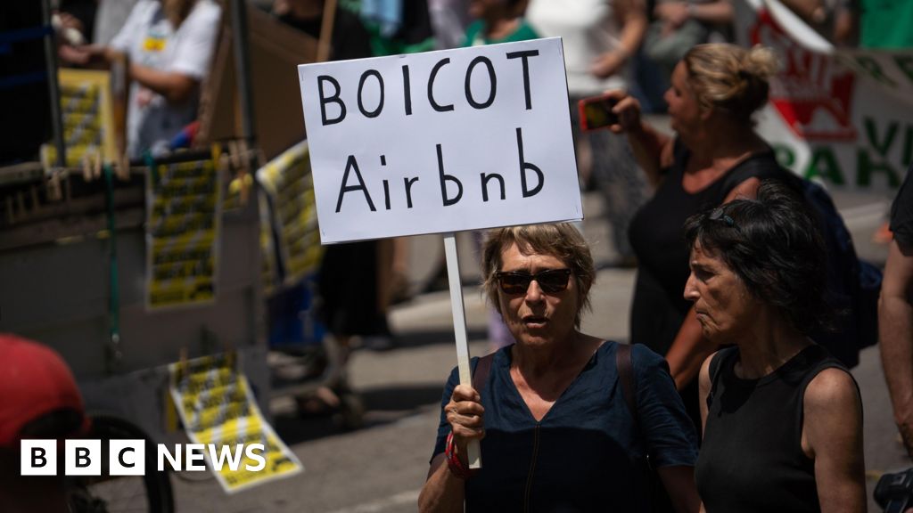 Airbnb fined £56m by Spain for advertising unlicensed properties Airbnb fined £56m by Spain for advertising unlicensed properties