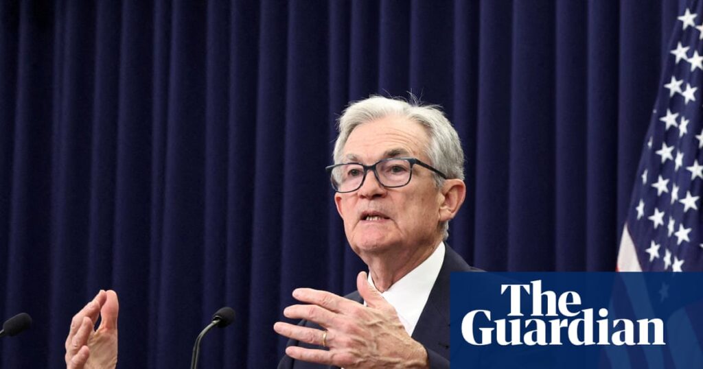 Fed cuts interest rates by a quarter point amid apparent split over US economy | Federal Reserve Fed cuts interest rates by a quarter point amid apparent split over US economy | Federal Reserve