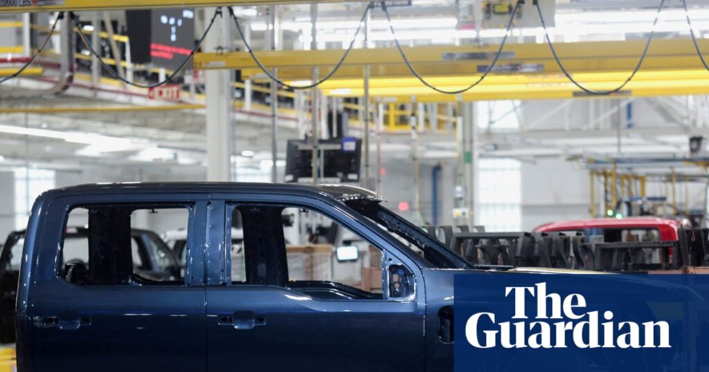 Ford takes $19.5bn hit amid electric vehicle retreat as Trump policies bite | Ford Ford takes $19.5bn hit amid electric vehicle retreat as Trump policies bite | Ford
