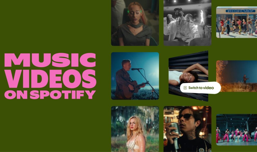 Spotify has music videos now (for Premium subscribers) Spotify has music videos now (for Premium subscribers)