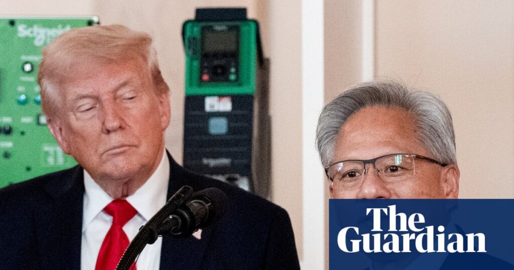 Trump clears way for Nvidia to sell powerful AI chips to China | Nvidia Trump clears way for Nvidia to sell powerful AI chips to China | Nvidia