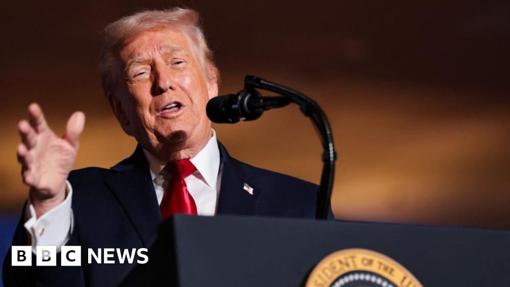 Trump touts upbeat message on cost of living as Americans feel the pinch Trump touts upbeat message on cost of living as Americans feel the pinch